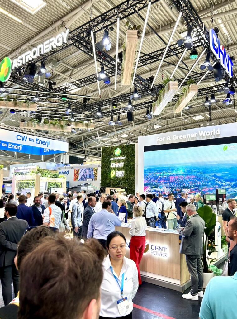 Bild von der Messe der Intersolar Europe 2024